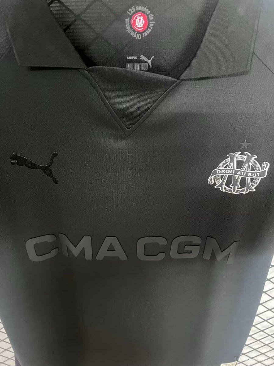 24/25 Olympique Marseille Black 125th Goalkeeper Jersey