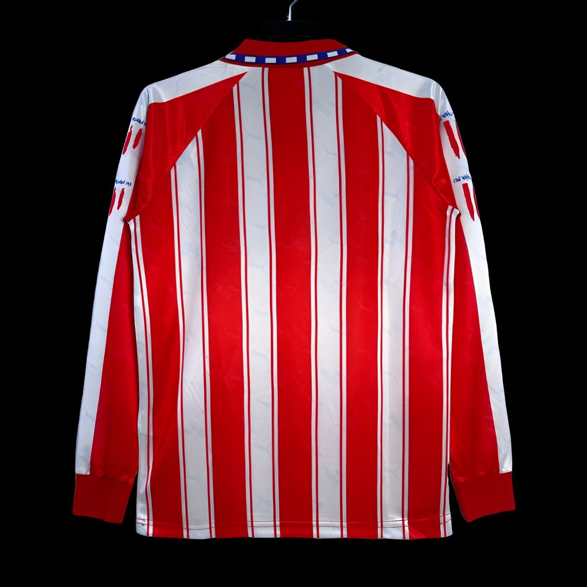 Retro 04/05 Long Sleeve Atletico Madrid Home Jersey