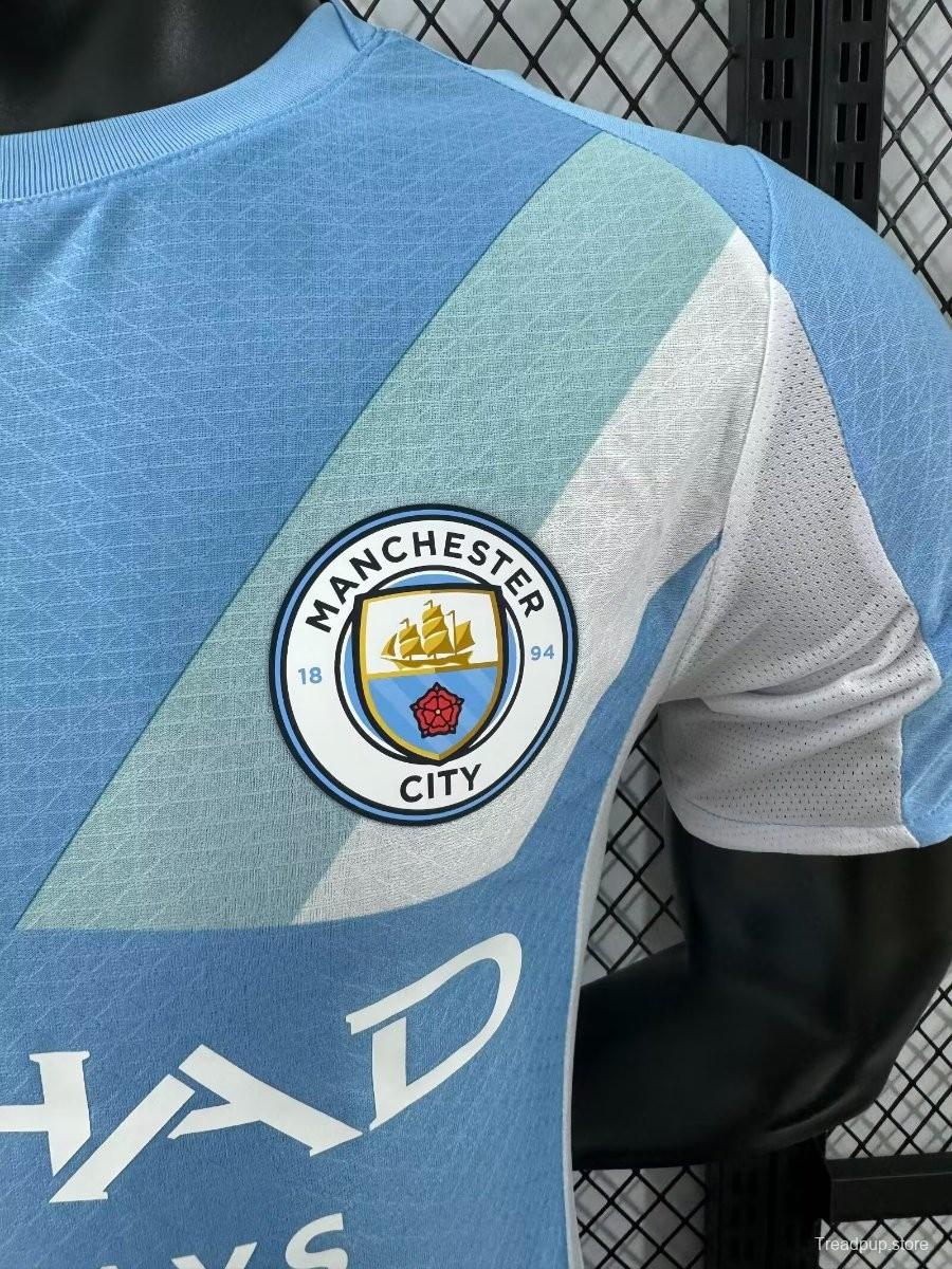 Player Version 25/26 Manchester City Home Jersey