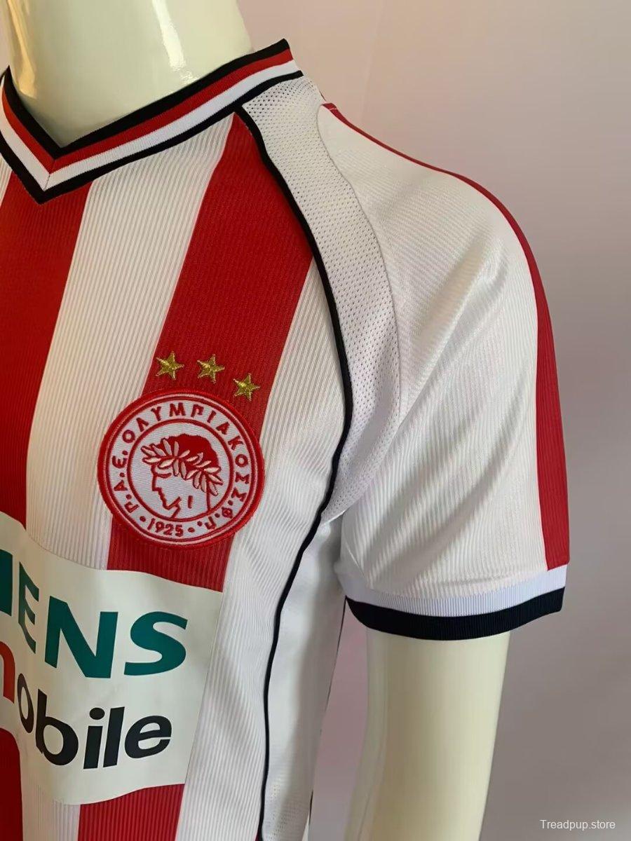 Retro 01/02 Olympiacos Home Jersey