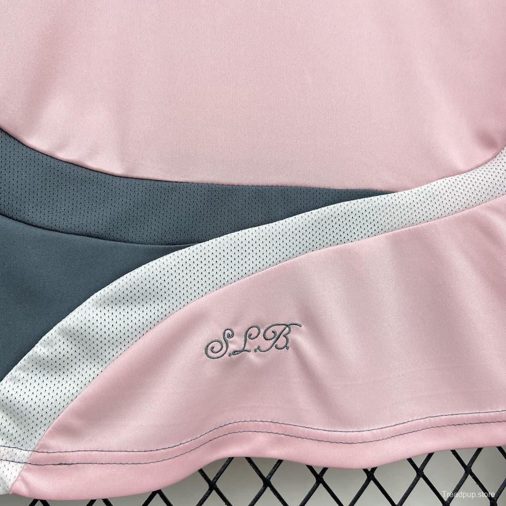 Retro 07/08 Benfica Away Pink Jersey