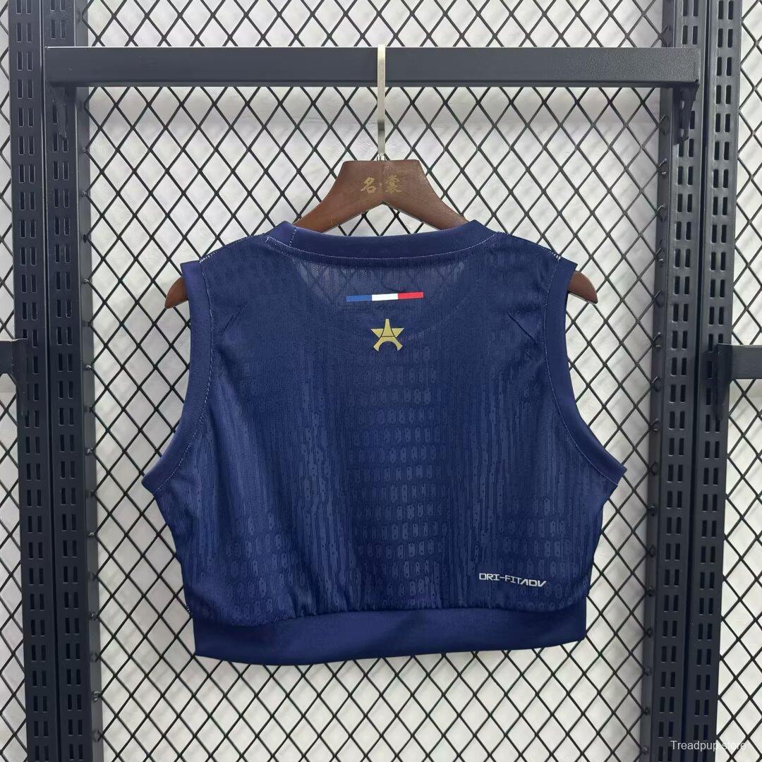 1 Star Women's 25/26 Paris Saint-Germain PSG Navy Blue  Athletic Tank Top