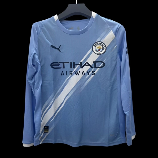 25/26 Manchester City Home Long Sleeve Jersey