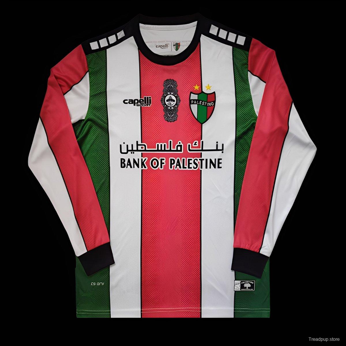 Retro Retro Palestino CD Home Long Sleeve Jersey