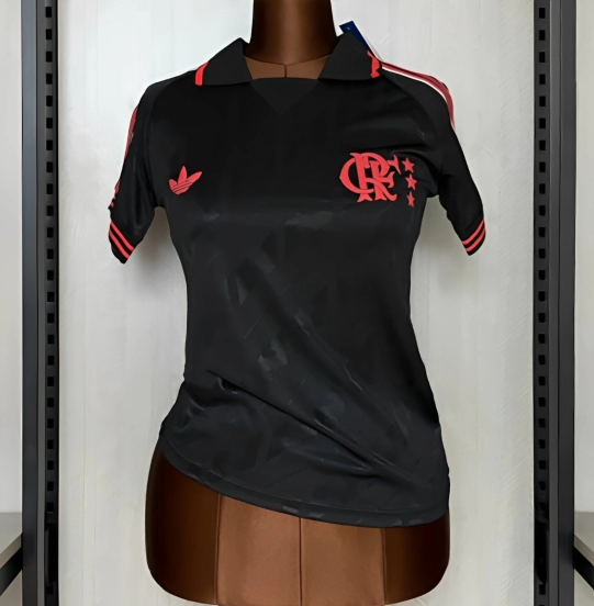 25/26 Women Flamenco Retro Black Jersey