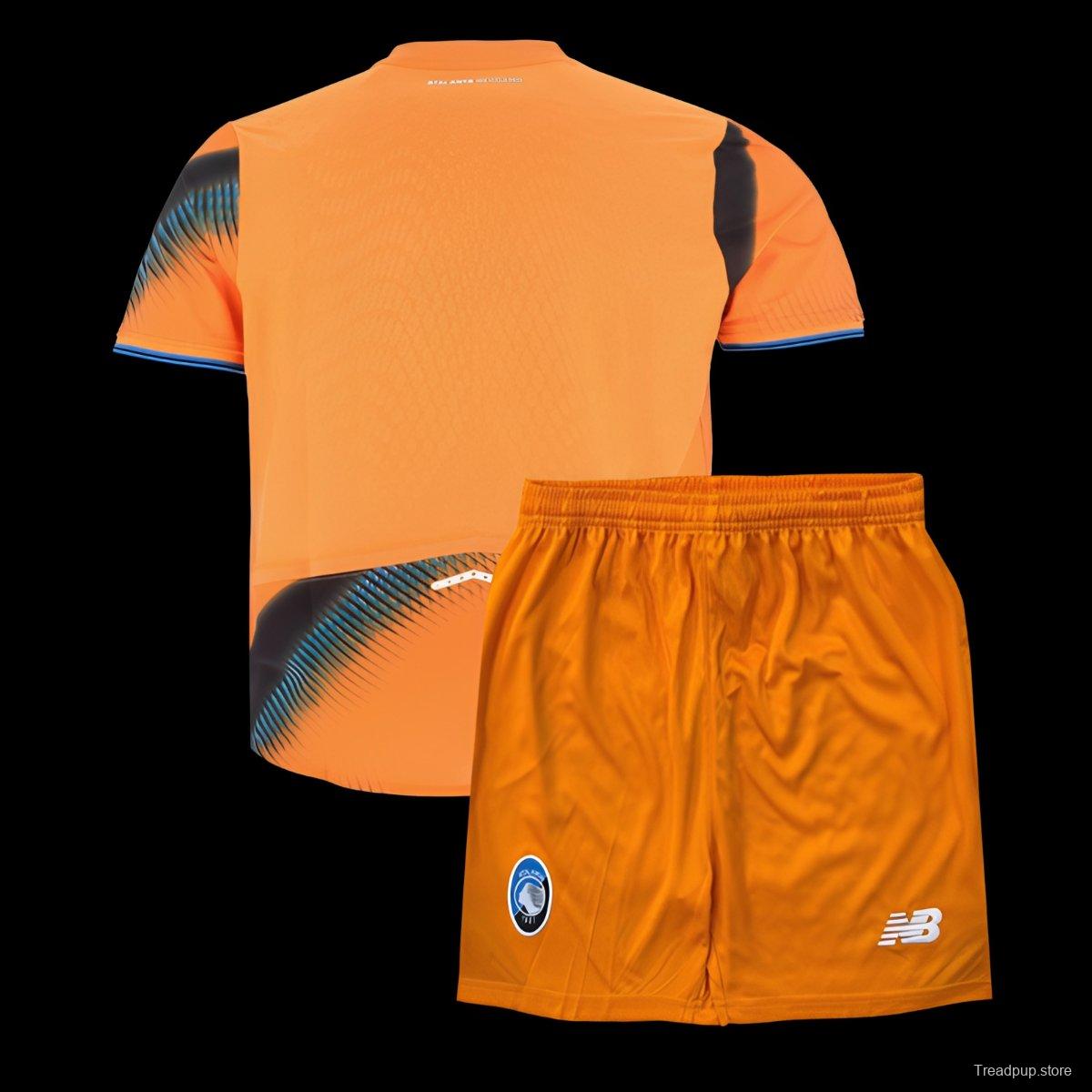 25/26 Kids Atalanta Third Orange Jersey