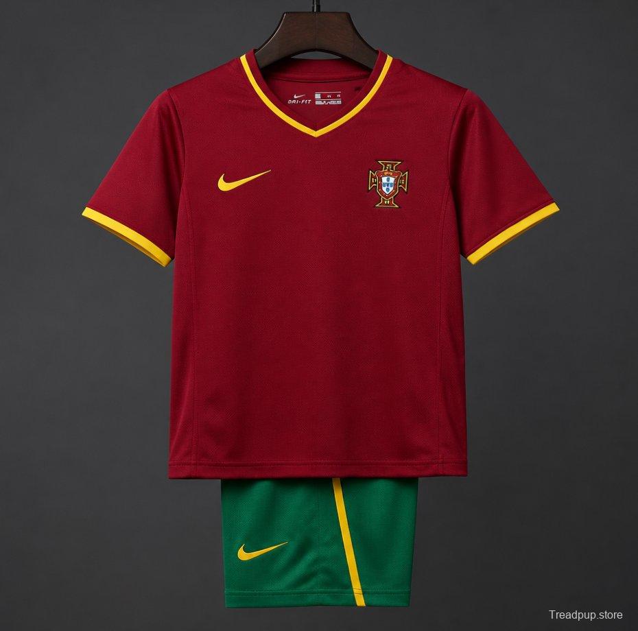Retro Kids 2000 Portugal Home Jersey