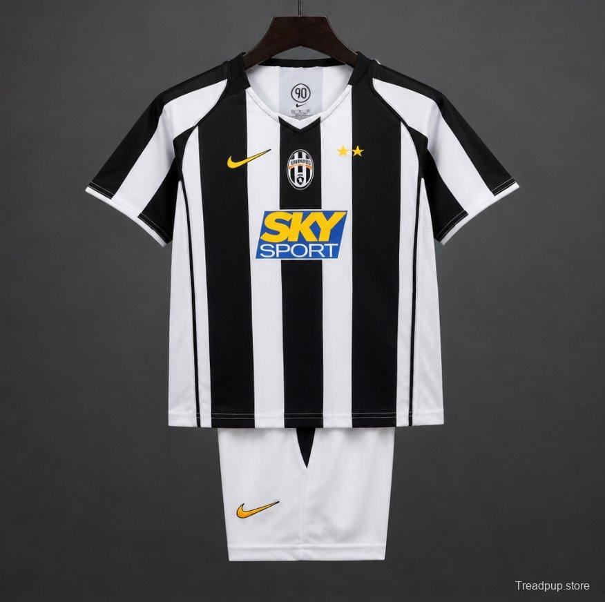 Retro Kids 04/05 Juventus Home Jersey