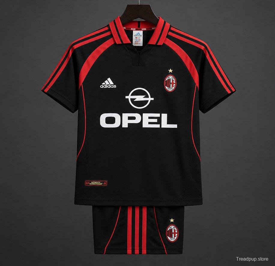 Retro Kids 00/01  AC Milan Third Jersey