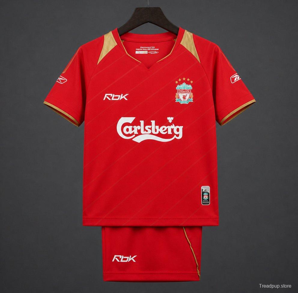 Retro Kids 05/06 Liverpool Home Jersey