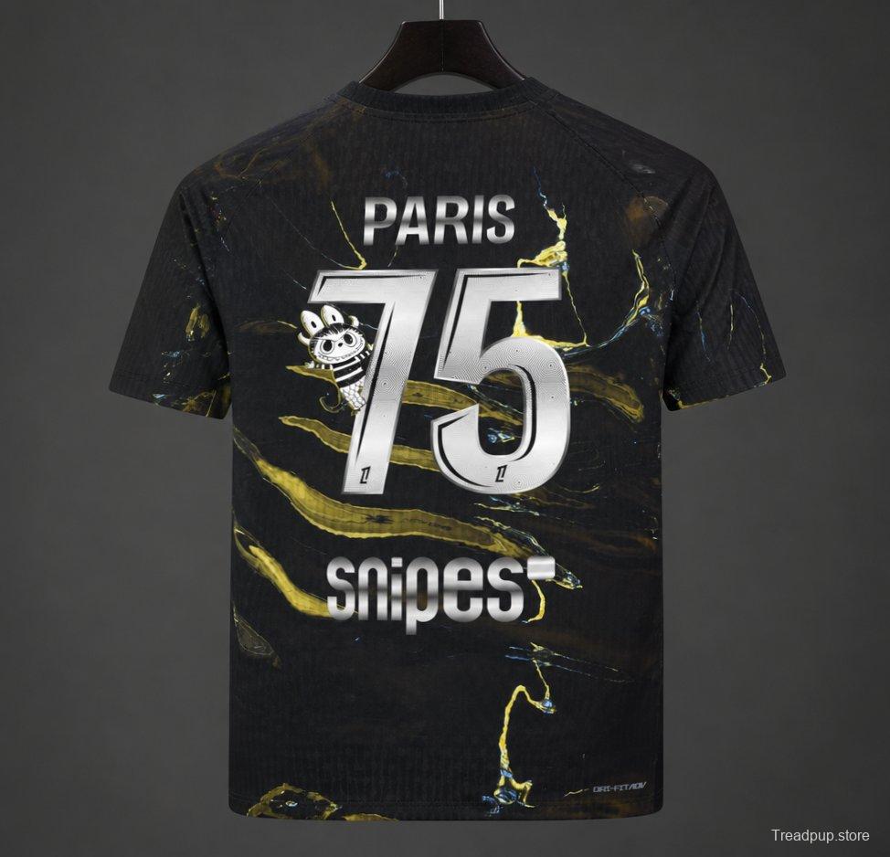 25/26 PSG Jordan Night Edition Jersey With Paris 75 Labubu Printing
