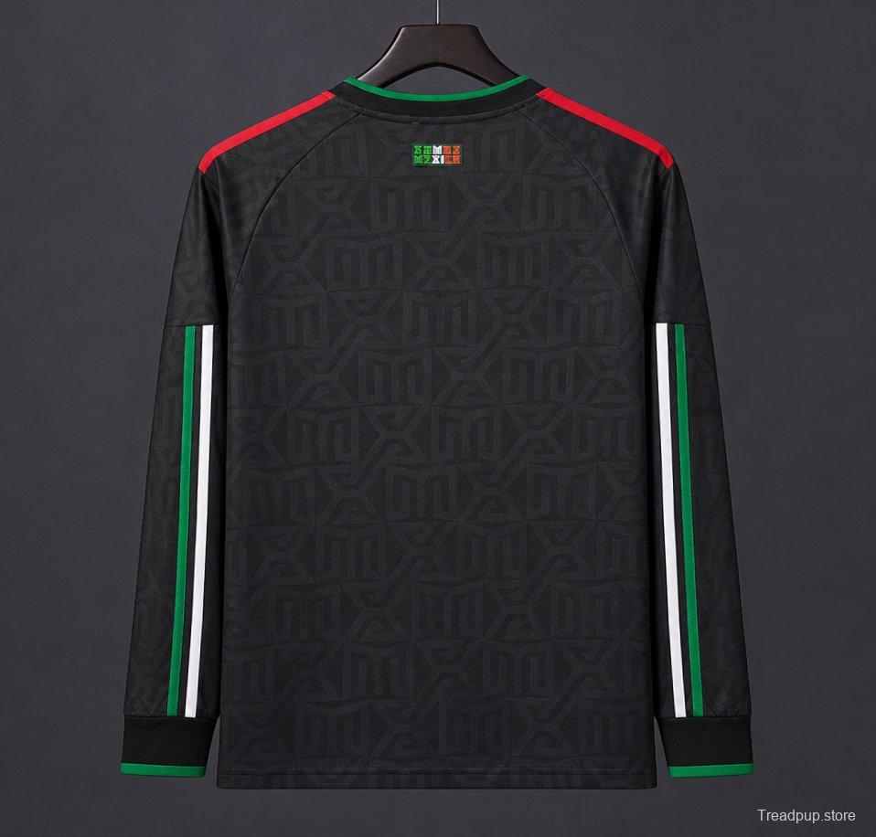 2026 Mexico Black Third Long Sleeve Jersey